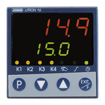 Jumo cTRON PID Temperature Controller, 48 x 48 (1/16 DIN)mm, 3 Output Logic, Relay, 20  30 ac/dc Supply Voltage