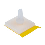 LCBSB-4-01 ART, 6.4mm High Nylon PCB Support for 4mm PCB Hole, 17.8 x 17.8mm Base