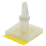 LCBSB-8-01 ART, 12.7mm High Nylon PCB Support for 4mm PCB Hole, 17.8 x 17.8mm Base