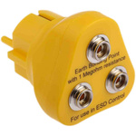 Vermason ESD Earth Bonding Plug With 10 mm Stud x 3