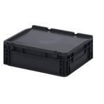 Anti-static, Conductive, Dissipative PP ESD-Safe Box 400mm (L) 135mm (H)