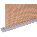 Essentra PCB Card Guide Adhesive-Backed Vertical Mount 48in Long, 1.6mm Thick Max.