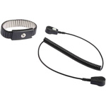 RS PRO ESD Grounding Wrist Strap & Cord Set With 4 mm Stud