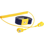 RS PRO ESD Grounding Wrist Strap & Cord Set With 4 mm Stud