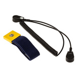 RS PRO ESD Grounding Wrist Strap & Cord Set With 4 mm Stud