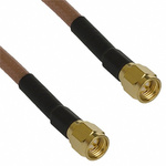 Cinch Connectors Male SMA to Male SMA RG-142 Coaxial Cable, 50 Ω, 415