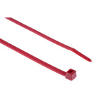 HellermannTyton Red Cable Tie Nylon, 390mm x 4.6 mm