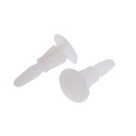 RLCBSR-04-01-BLANC, 6.4mm High Nylon PCB Support Pillar for 3.18mm PCB Hole, 9.5mm Base