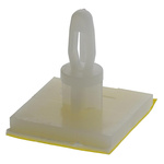 LCBSB-6-01A-RT, 9.5mm High Nylon PCB Support for 4mm PCB Hole, 17.8 x 17.8mm Base