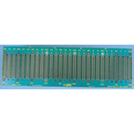 RS PRO 64, 96 Way DIN 41612 Eurocard Motherboard FR4 Single Sided 84HP With 20.32mm Connector Pitch