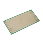 RS PRO Double Sided Matrix Board FR4 1.02mm Holes, 2.54 x 2.54mm Pitch, 220 x 100mm