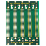 RS PRO 96 Way DIN 41612 Eurocard Backplane FR4 Double Sided 18.8HP With 20.32mm Connector Pitch