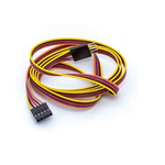 Pextensioncable, 1000mm Insulated Breadboard Jumper Wire Kit in Black, Orange, Purple, Red, Yellow