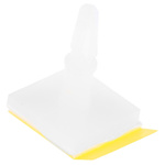 LCBSBM-06-01A-RT, 9.5mm High Nylon PCB Support for 3.18mm PCB Hole, 12.7 x 12.7mm Base