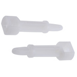 SRLCBS 16 01, 25.4mm High Nylon Snap Rivet Support for 4mm PCB Hole, 10.2mm Base
