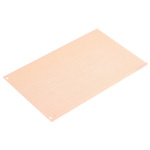 09-2196, Single Sided DIN 41612 Eurocard PCB FR2 With 36 x 60 1.02mm Holes, 2.54 x 2.54mm Pitch, 160 x 100 x 1.6mm