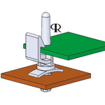EHCBS-6-01 , 9.5mm High Nylon PCB Support Pillar for 4mm PCB Hole, 14.2mm Base