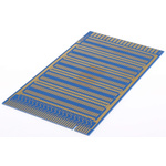 10-0145, Double-Sided Stripboard Epoxy Glass 203 x 114 x 1.6mm 0.1" Pitch Direct Edge Card Connection FR4