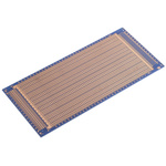 10-2857, Double-Sided Stripboard Epoxy Glass 220 x 100 x 1.6mm DIN 41612 FR4