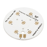 282, 7 cell MCPCB LED Prototyping Board for Cree XP-C, XP-E & XP-G Series LEDs