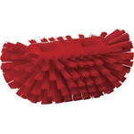 Vikan Hard Bristle Red Scrubbing Brush, 40mm bristle length, Polyester bristle material