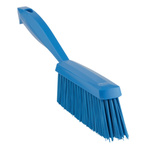 Vikan Medium Bristle Blue Scrubbing Brush, 50mm bristle length, Polyester bristle material