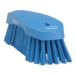 Vikan Hard Bristle Blue Scrubbing Brush, 36mm bristle length, Polyester bristle material