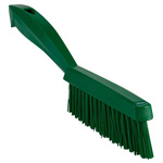 Vikan Extra Hard Bristle Green Scrubbing Brush, 33mm bristle length, PET bristle material