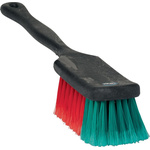 Vikan Soft Bristle Black Scrubbing Brush, 45mm bristle length, Polyester bristle material