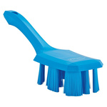 Vikan Hard Bristle Blue Scrubbing Brush, 37mm bristle length, PET bristle material