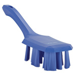 Vikan Hard Bristle Purple Scrubbing Brush, 37mm bristle length, PET bristle material