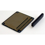 Sunhayato Double Sided Matrix Board CEM-3 0.9mm Holes, 2.54mm Pitch, 65 x 56 x 1.6mm