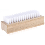 Cottam Hard Bristle White Scrubbing Brush, Nylon bristle material