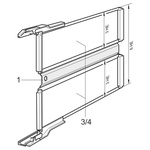 20800-168, Double Sided DIN 41612 Extender Board Intermediate Adapter, Intermediate Adapter FR4 350 x 220 x 1.6mm