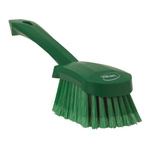 Vikan Soft Bristle Blue Scrubbing Brush, 270mm bristle length, Polyester, Polypropylene, Stainless Steel bristle