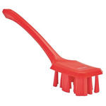 Vikan Hard Bristle Yellow Hand Brush, 395mm bristle length, Polyester bristle material