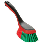 Vikan Soft Bristle Black Scrubbing Brush, 345mm bristle length, Polyester bristle material