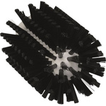 Vikan Medium Bristle Black Scrub Brush, 24mm bristle length, Polyester, Polypropylene, Stainless Steel bristle material