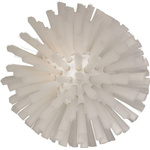 Vikan Medium Bristle White Scrubbing Brush, 33mm bristle length, Polyester, Polypropylene, Stainless Steel bristle