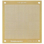 Sunhayato Single Sided Matrix Board FR2 1mm Holes, 2.54 x 2.54mm Pitch, 95 x 72 x 1.6mm