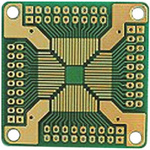 QFP-83, 64 Way Double Sided Extender Board Converter Board FR4 40.64 x 40.64 x 1mm