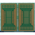 SSP-51, 32 Way Double Sided Extender Board Converter Board FR4 46.99 x 55.34 x 1mm