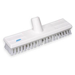 Vikan Hard Bristle White Scrubbing Brush, 24mm bristle length, PET bristle material