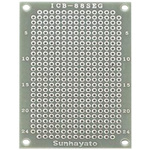 Sunhayato Double Sided Matrix Board 0.9mm Holes, 2.54 x 2.54mm Pitch, 72 x 47 x 1.2mm