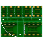 RE931, Double Sided Extender Board Multi Adapter Board FR4 81.6 x 61.34 x 1.5mm