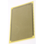 CIF Single Sided Matrix Board FR4 1mm Holes, 2.54 x 2.54mm Pitch, 160 x 100 x 1.6mm