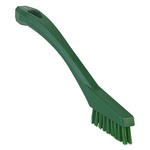 Vikan Extra Hard Bristle Green Scrubbing Brush, 15mm bristle length, PET bristle material