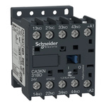 Schneider Electric CA3KN Series Contactor, 24 V dc Coil, 10 A, 3 W, 3NO + 1NC, 690 V ac