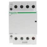 Schneider Electric iCT Series Contactor, 230 V ac Coil, 4-Pole, 40 A, 4NO, 400 V ac