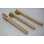 Cottam Wood 12mm Brass Wire Brush, For Surface Preparation